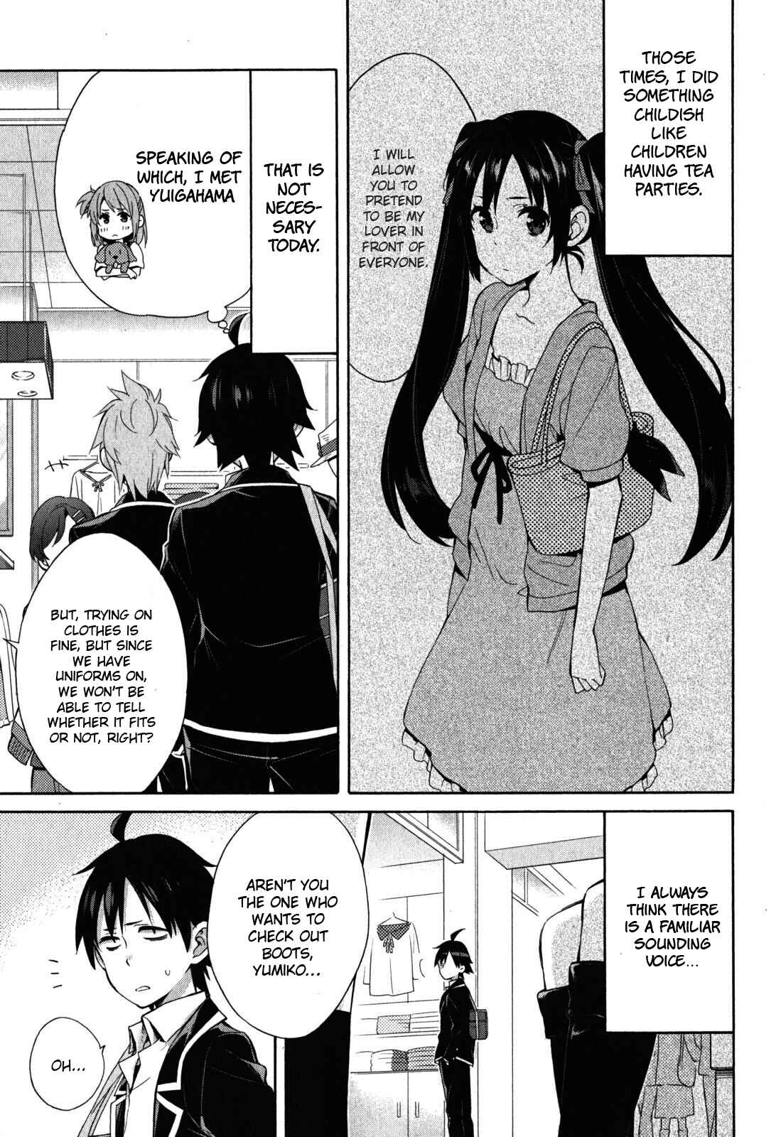 Page 20 Chapter 32 Yahari Ore no Seishun Love Come wa Machigatteiru.: Monologue
