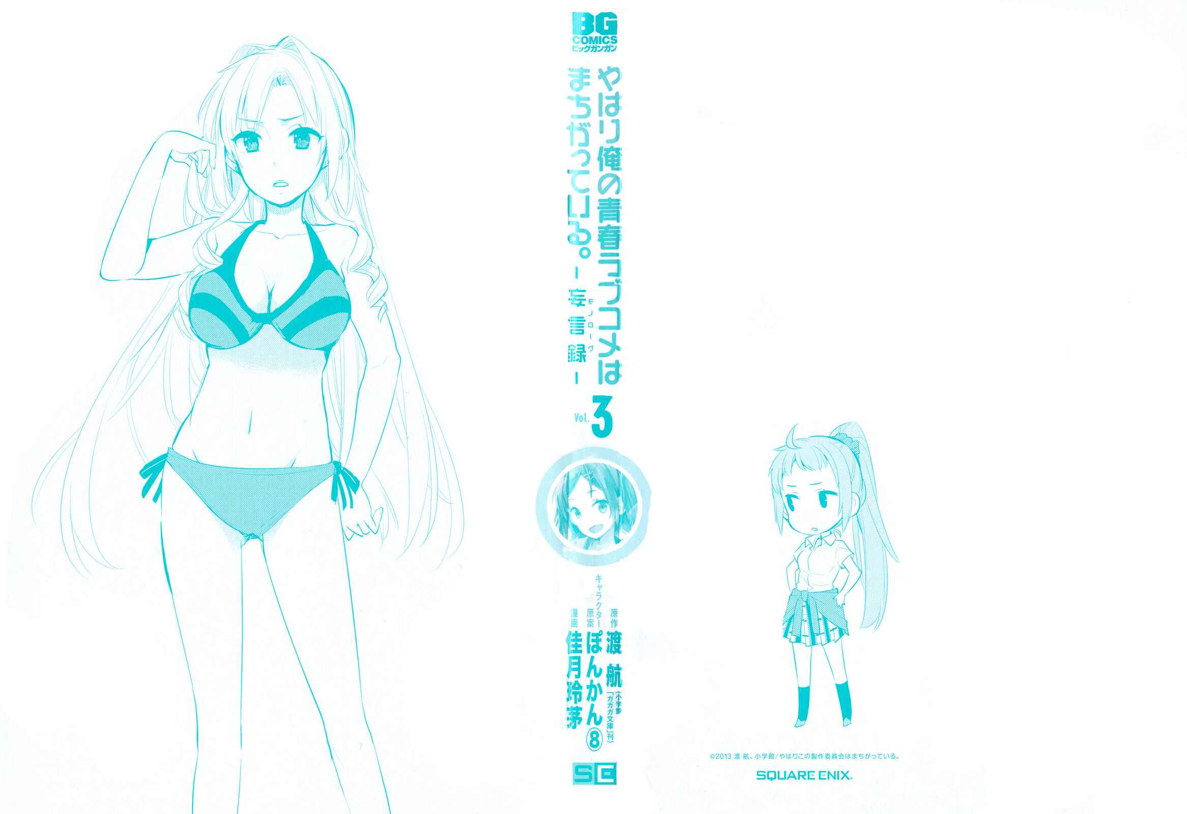 Page 3 Chapter 12 Yahari Ore no Seishun Love Come wa Machigatteiru.: Monologue