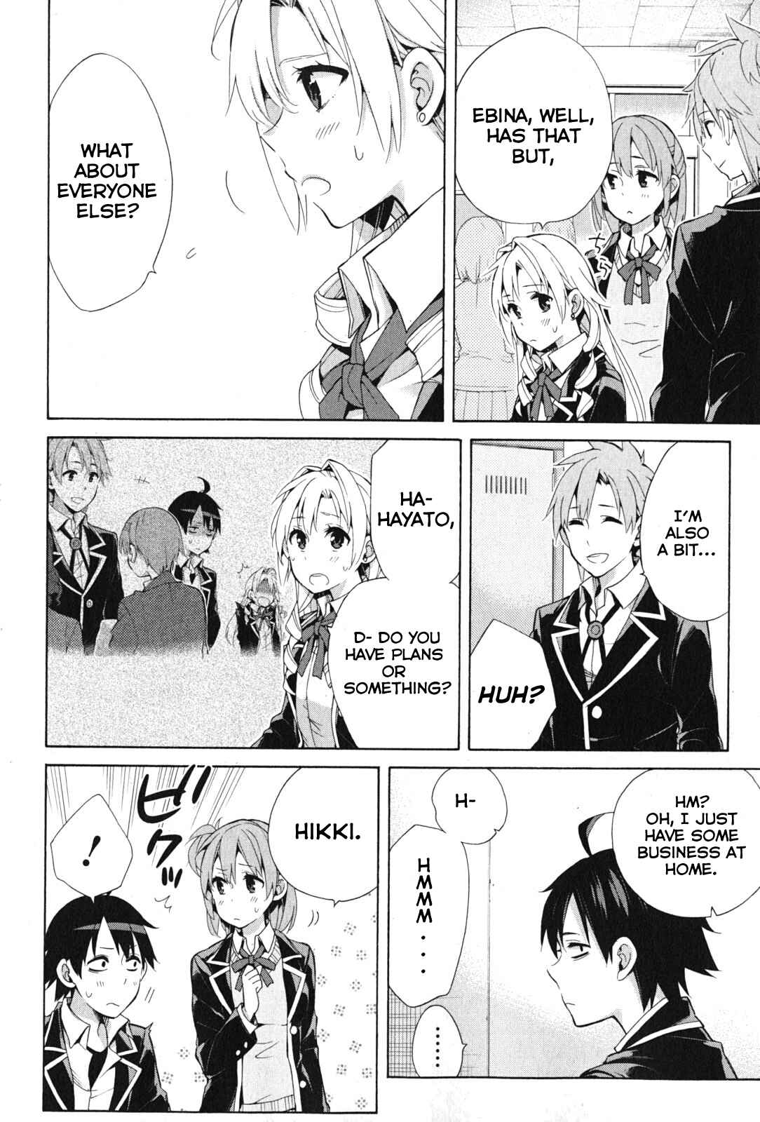 Page 6 Chapter 35 Yahari Ore no Seishun Love Come wa Machigatteiru.: Monologue