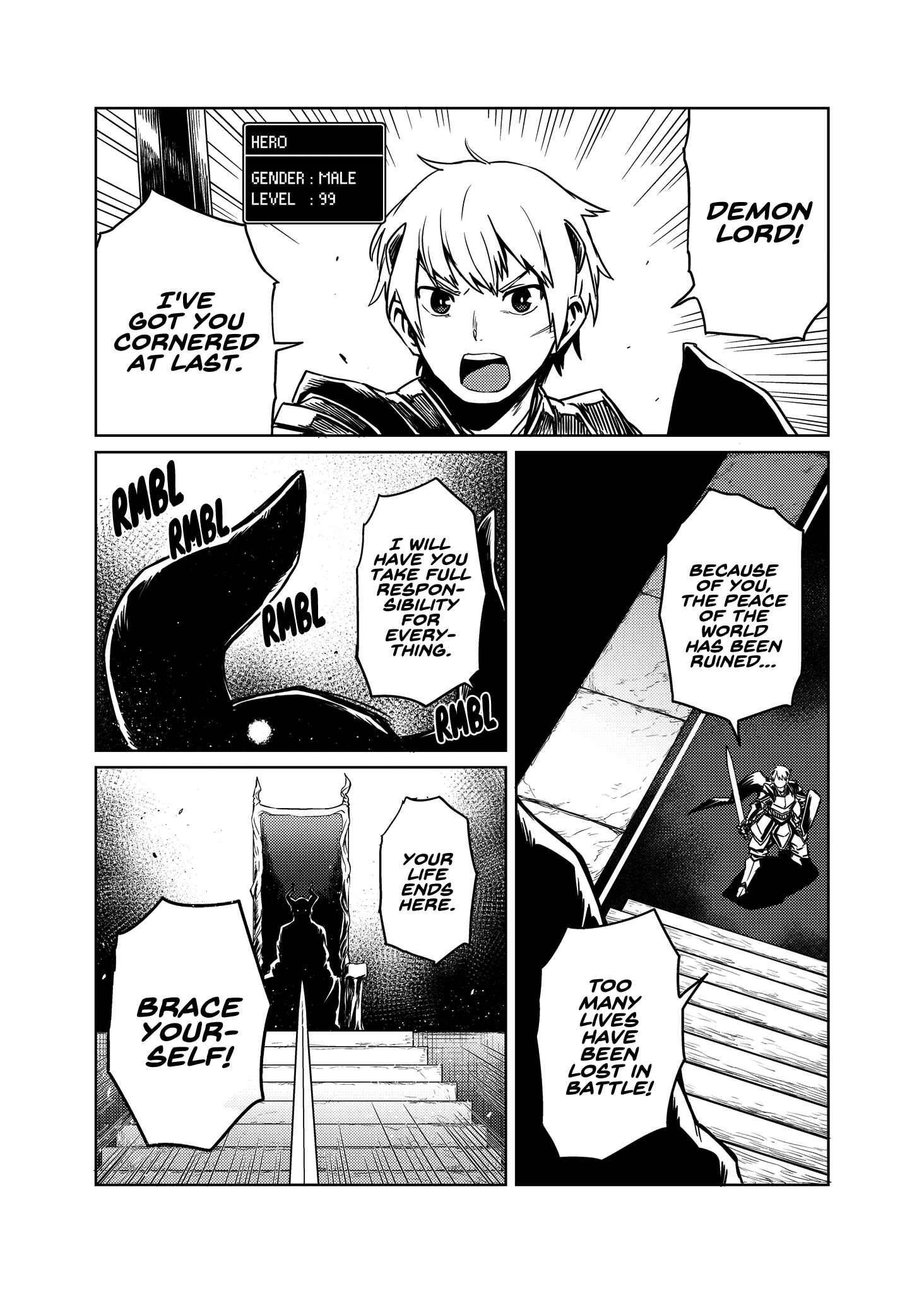 Page 1 Chapter 1 At the Demon Lords Castle