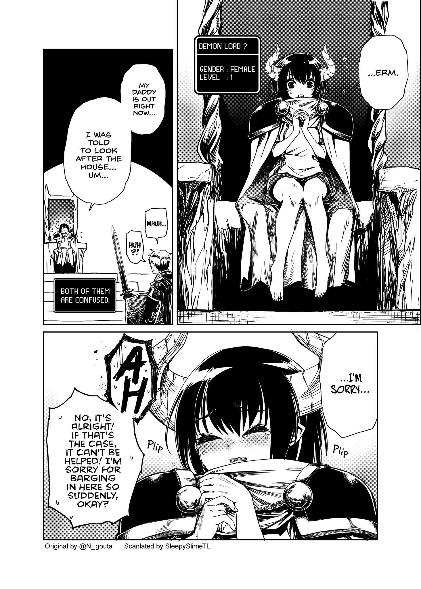 Page 2 Chapter 1 At the Demon Lords Castle