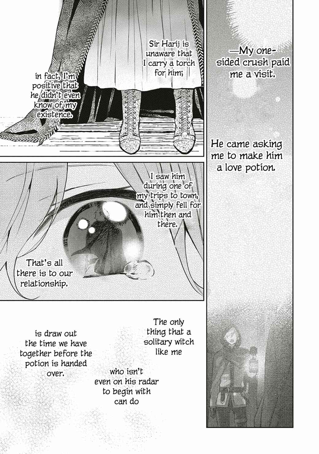 Page 19 Chapter 1 Doumo, Suki na hito ni Horegusuri wo Iraisareta Majo desu