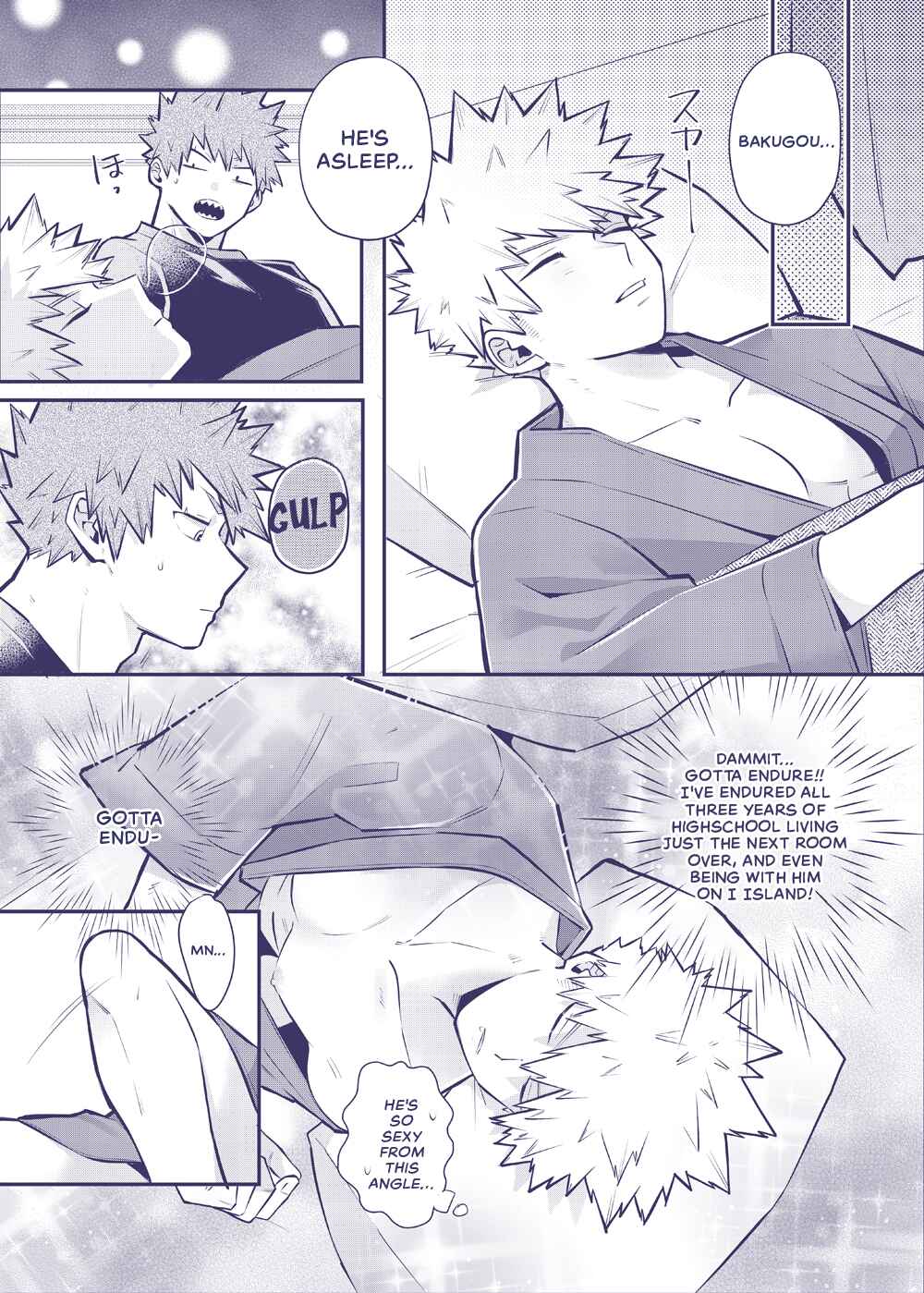 Page 11 Chapter Unknown_14d0 Boku no Hero Academia - Tsukiattenai Kiribaku ga doukyo suru hanashi (Doujinshi)