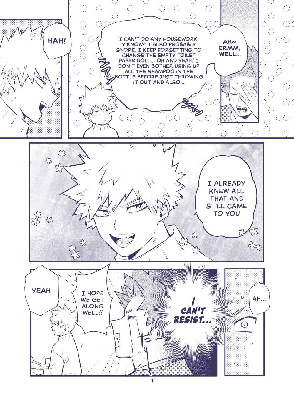 Page 5 Chapter Unknown_14d0 Boku no Hero Academia - Tsukiattenai Kiribaku ga doukyo suru hanashi (Doujinshi)