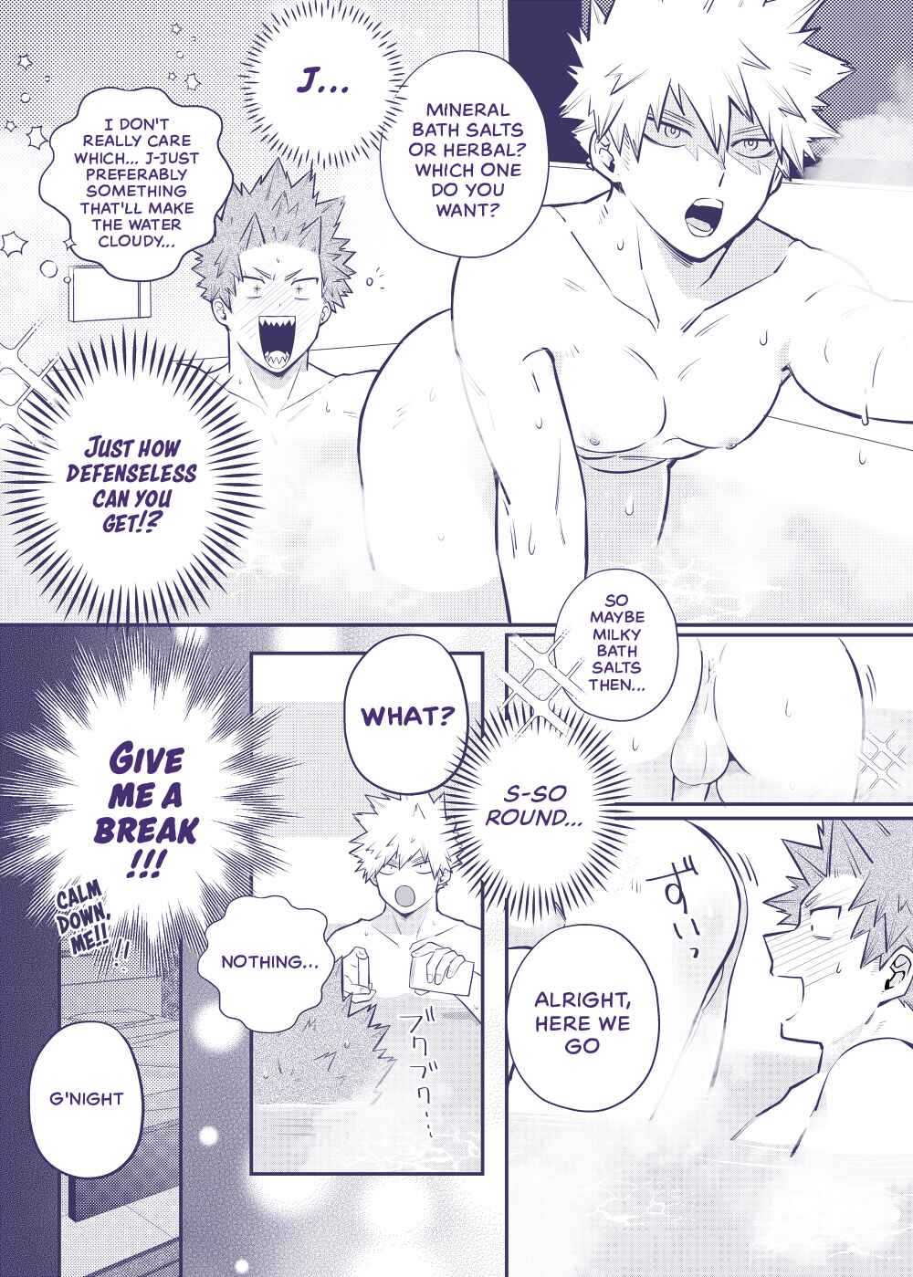 Page 9 Chapter Unknown_14d0 Boku no Hero Academia - Tsukiattenai Kiribaku ga doukyo suru hanashi (Doujinshi)