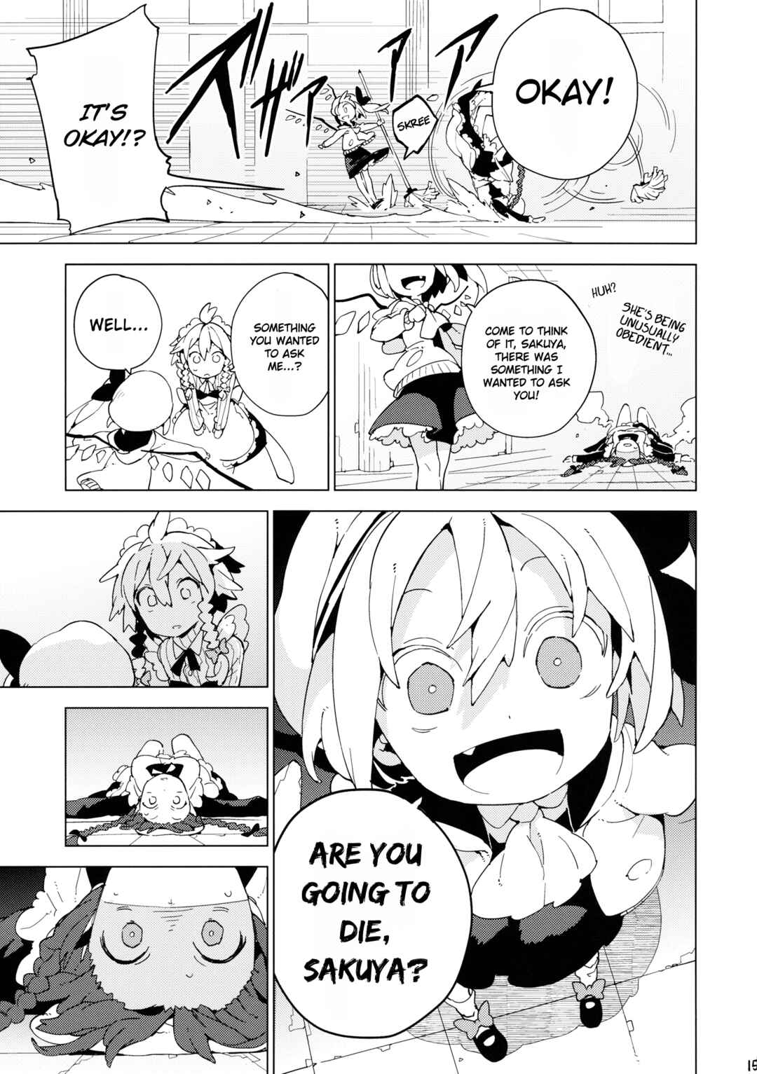 Page 14 Chapter Unknown_a794 Touhou - Moshi Kyou Watashi ga Shinda nara (Doujinshi)