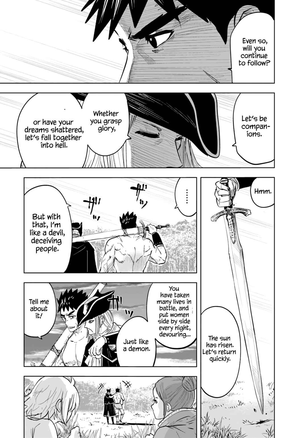 Page 35 Chapter 64 Oukoku e Tsuzuku Michi Dorei Kenshi no Nariagari Harem Life