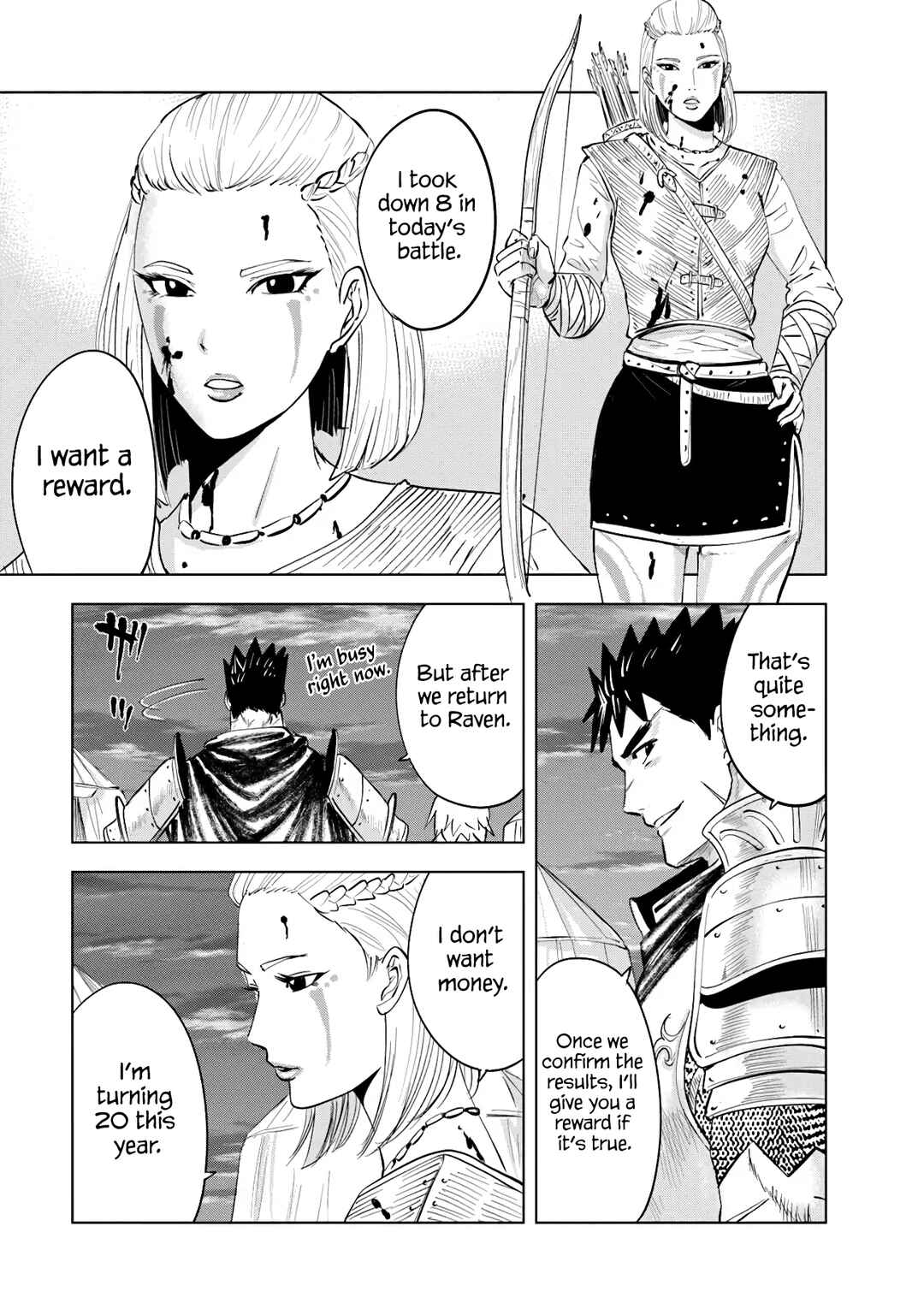 Page 21 Chapter 82 Oukoku e Tsuzuku Michi Dorei Kenshi no Nariagari Harem Life