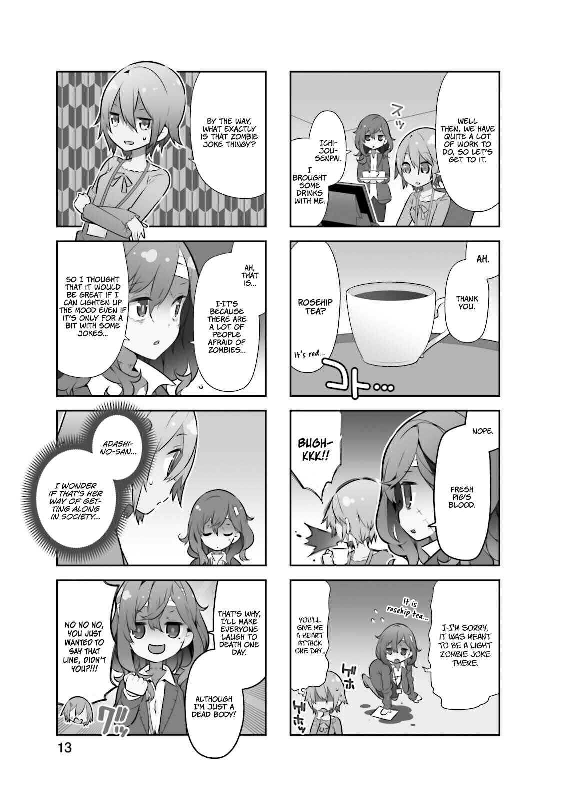 Page 4 Chapter 2 Adashino-san wa Sude ni Shinderu.