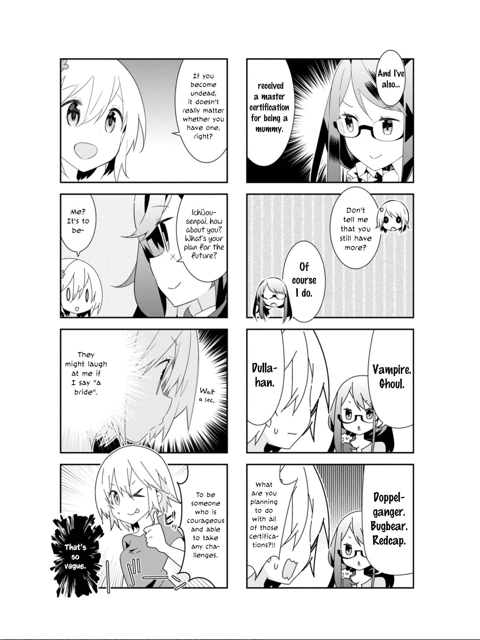Page 4 Chapter 25 Adashino-san wa Sude ni Shinderu.