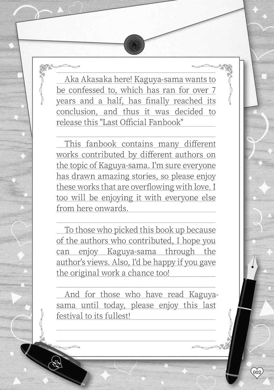 Page 3 Chapter 0 Shuchiin Academy’s Graduation Party ~Kaguya-sama Wants to be Celebrated~: Last Official Fanbook