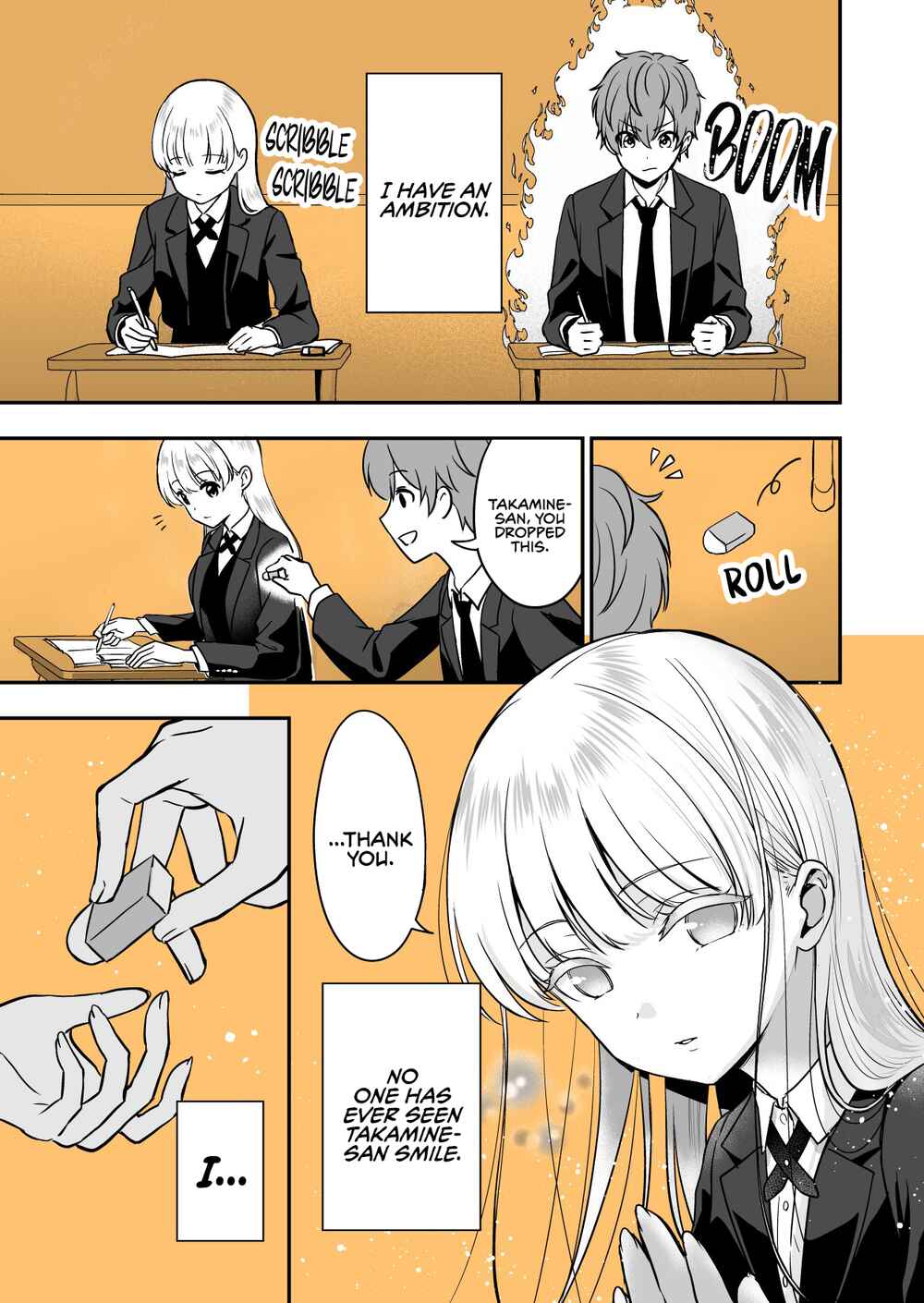 Page 1 Chapter Unknown_cdf7 The Beauty Who Absolutely Wont Smile vs. the Classmate Who Absolutely Wants to Make Her Smile