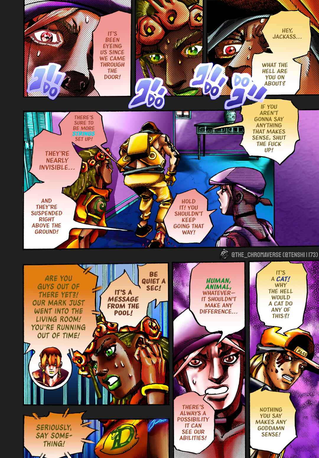Page 10 Chapter 4 JoJos Bizarre Adventure Part 9 - The JOJOLands (Fan-Colored)