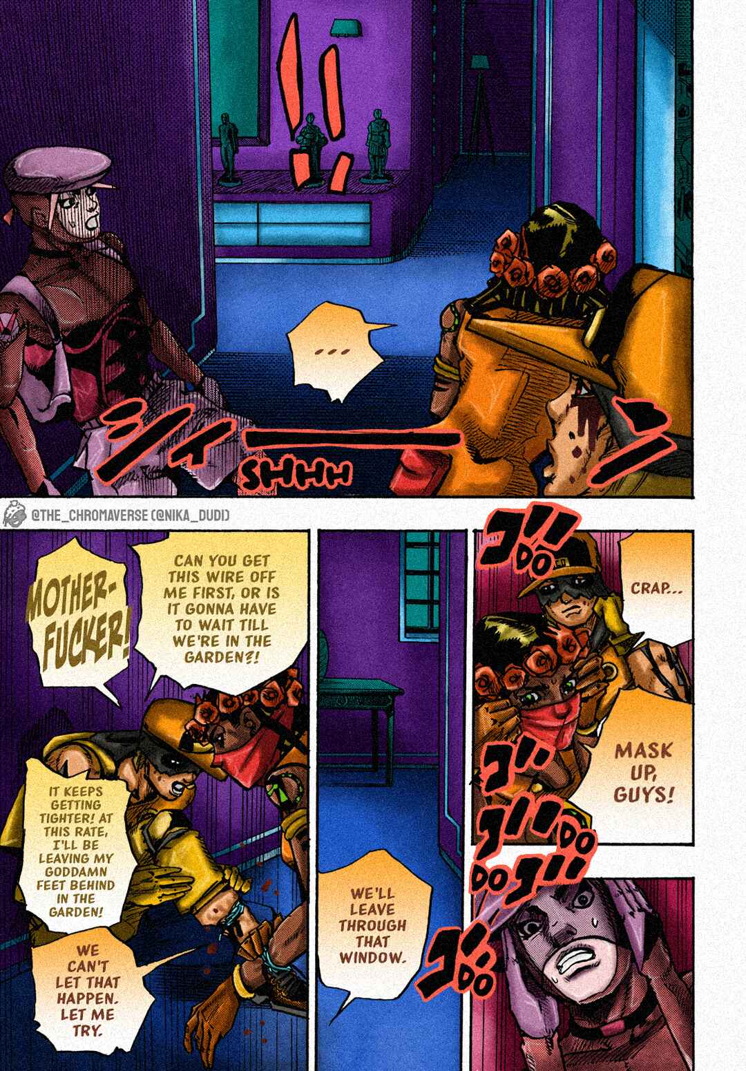Page 11 Chapter 4 JoJos Bizarre Adventure Part 9 - The JOJOLands (Fan-Colored)