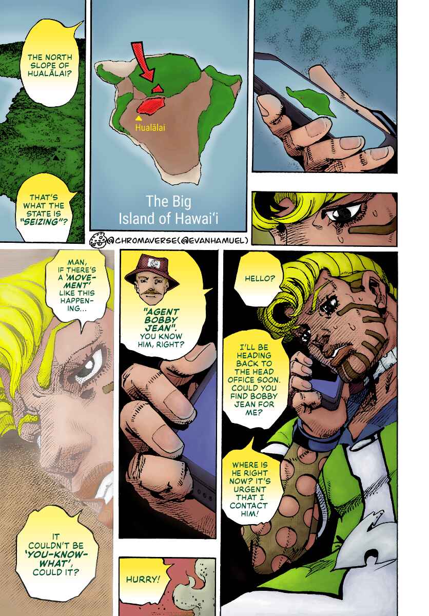 Page 15 Chapter 17 JoJos Bizarre Adventure Part 9 - The JOJOLands (Fan-Colored)