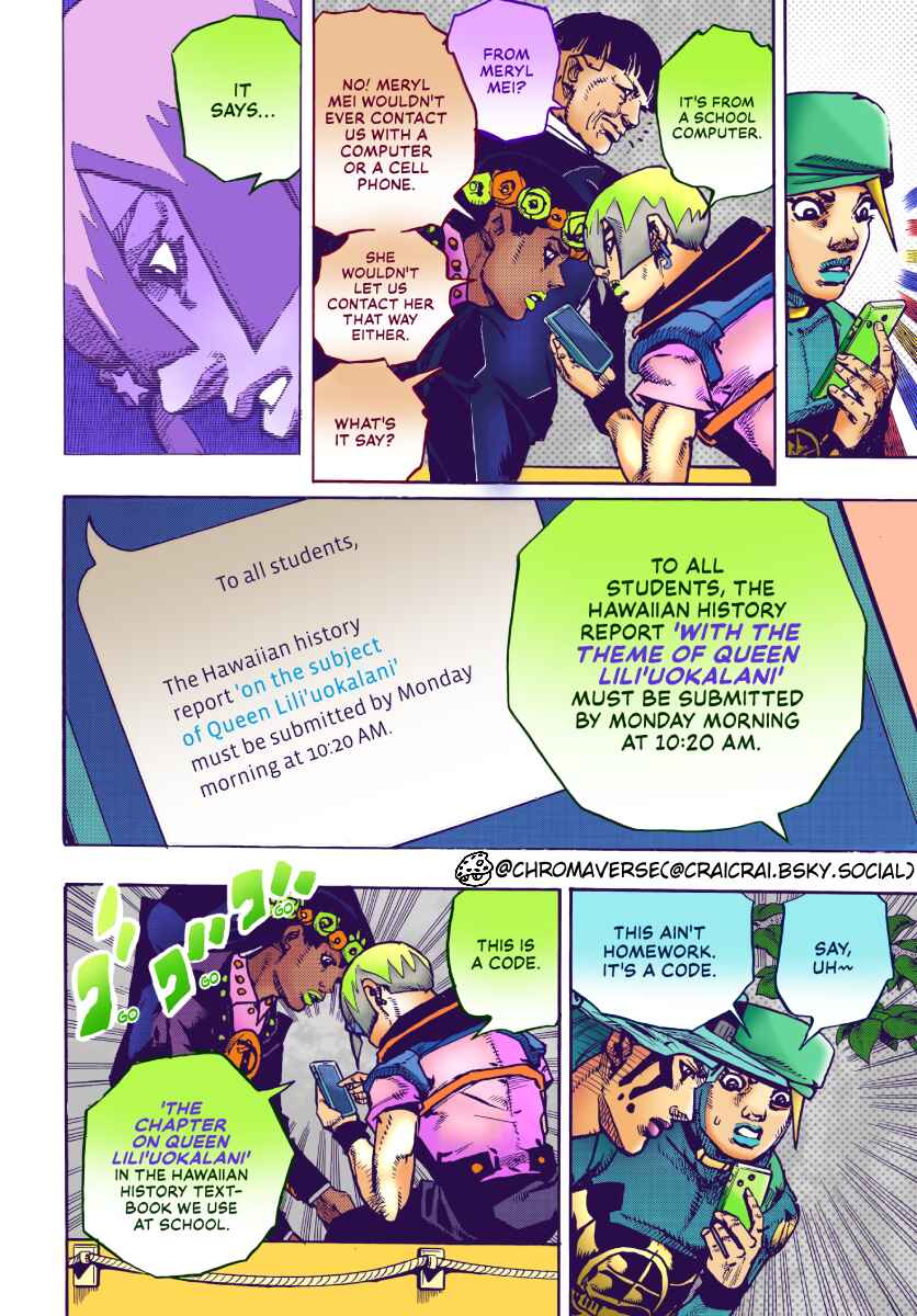 Page 18 Chapter 22 JoJos Bizarre Adventure Part 9 - The JOJOLands (Fan-Colored)