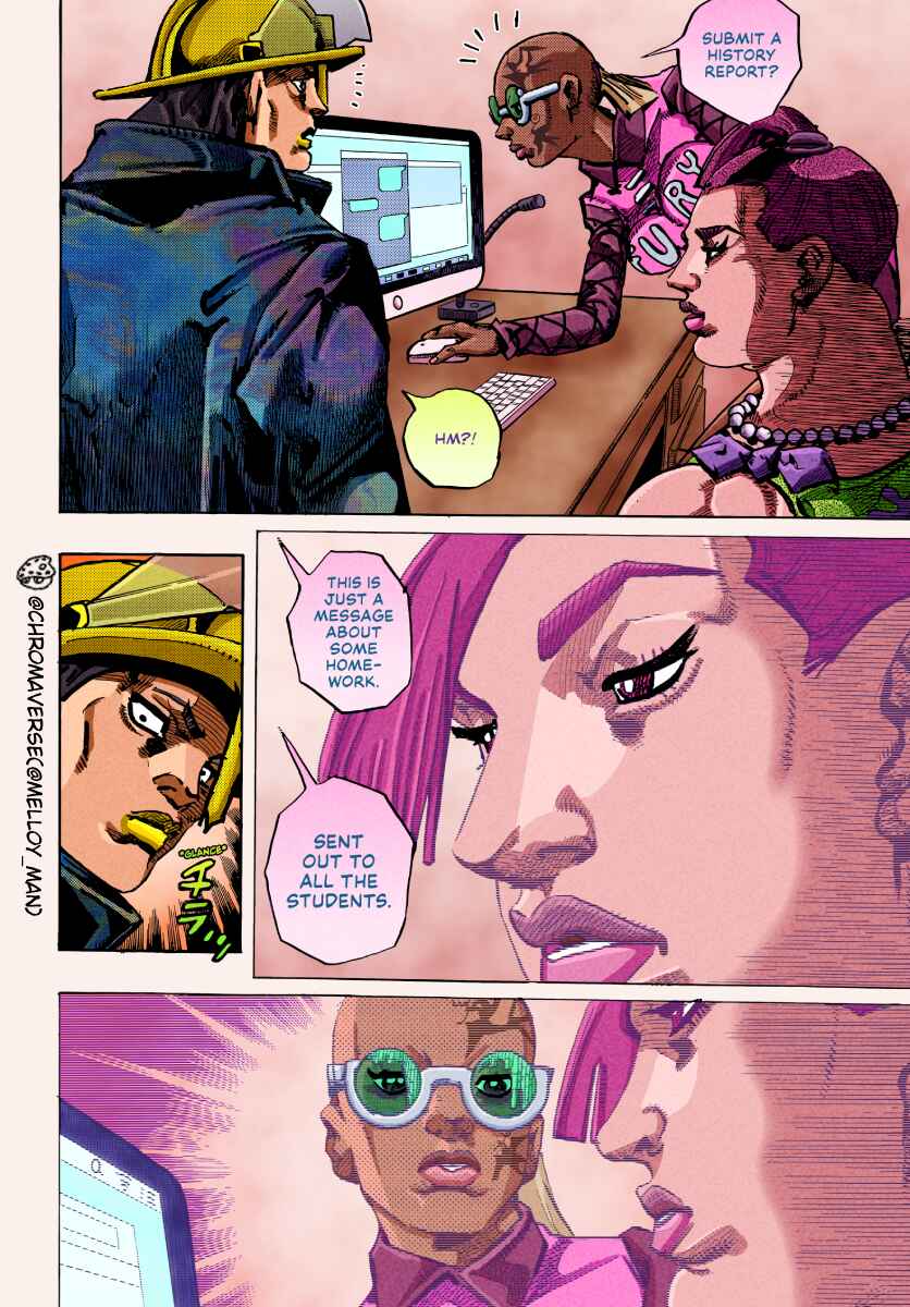 Page 30 Chapter 22 JoJos Bizarre Adventure Part 9 - The JOJOLands (Fan-Colored)