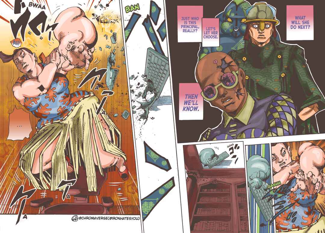 Page 35 Chapter 22 JoJos Bizarre Adventure Part 9 - The JOJOLands (Fan-Colored)