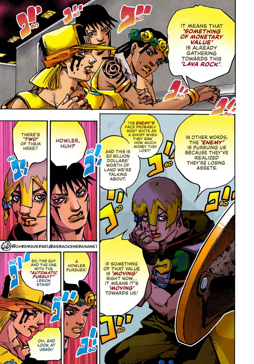 Page 15 Chapter 18 JoJos Bizarre Adventure Part 9 - The JOJOLands (Fan-Colored)