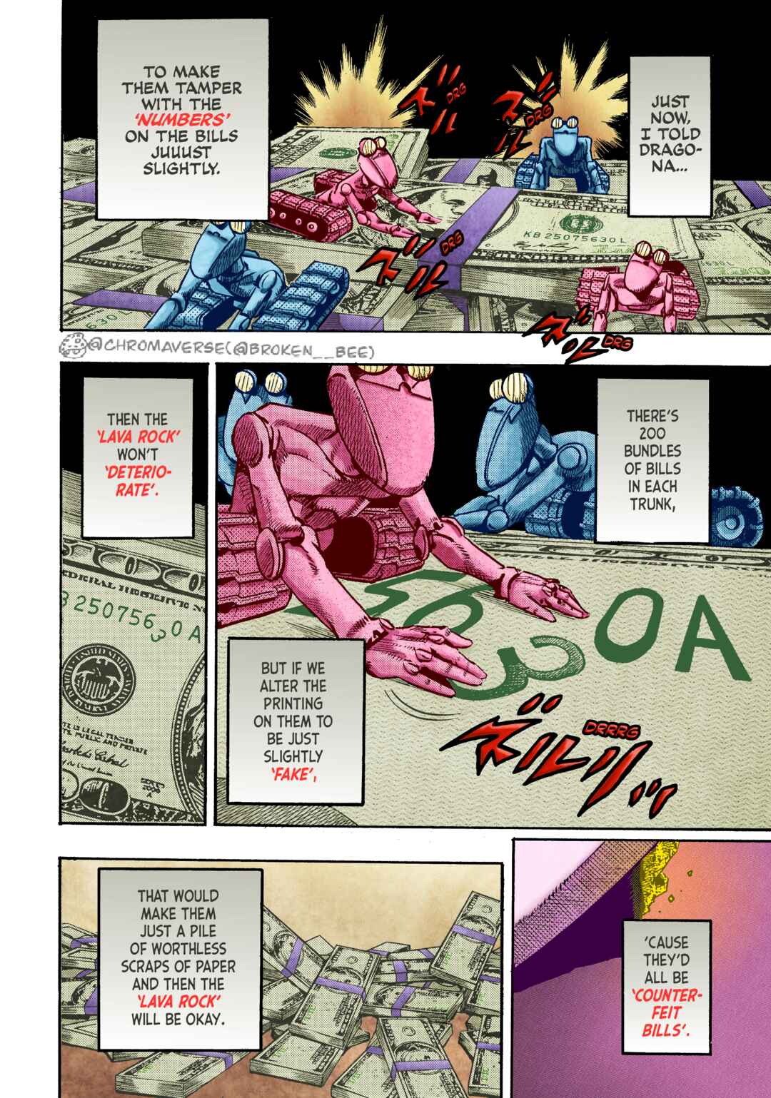 Page 15 Chapter 24 JoJos Bizarre Adventure Part 9 - The JOJOLands (Fan-Colored)