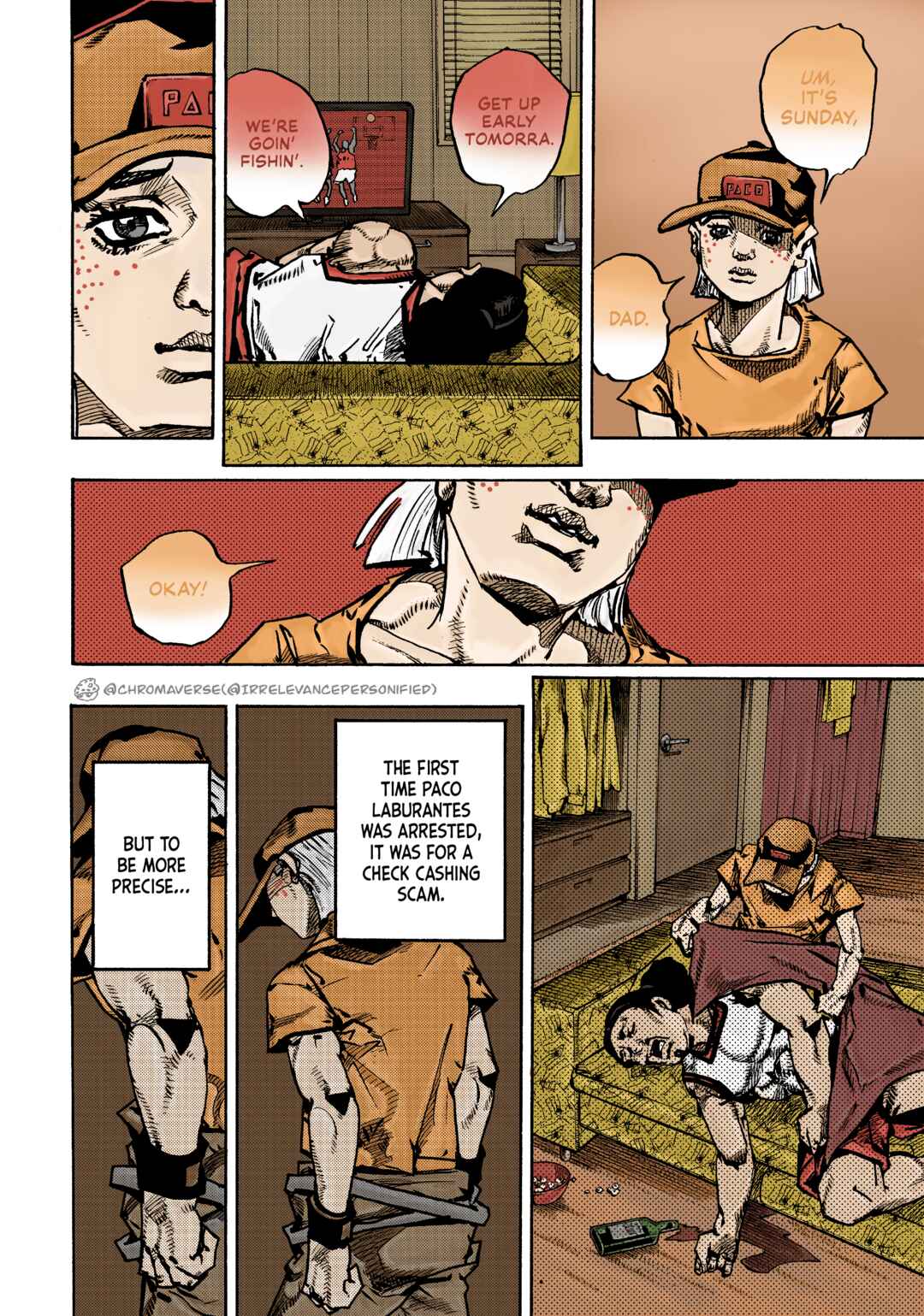 Page 29 Chapter 24 JoJos Bizarre Adventure Part 9 - The JOJOLands (Fan-Colored)