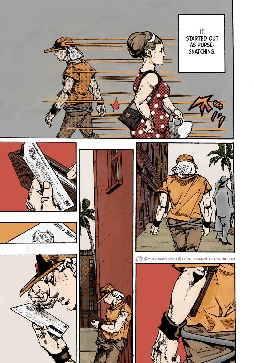 Page 30 Chapter 24 JoJos Bizarre Adventure Part 9 - The JOJOLands (Fan-Colored)