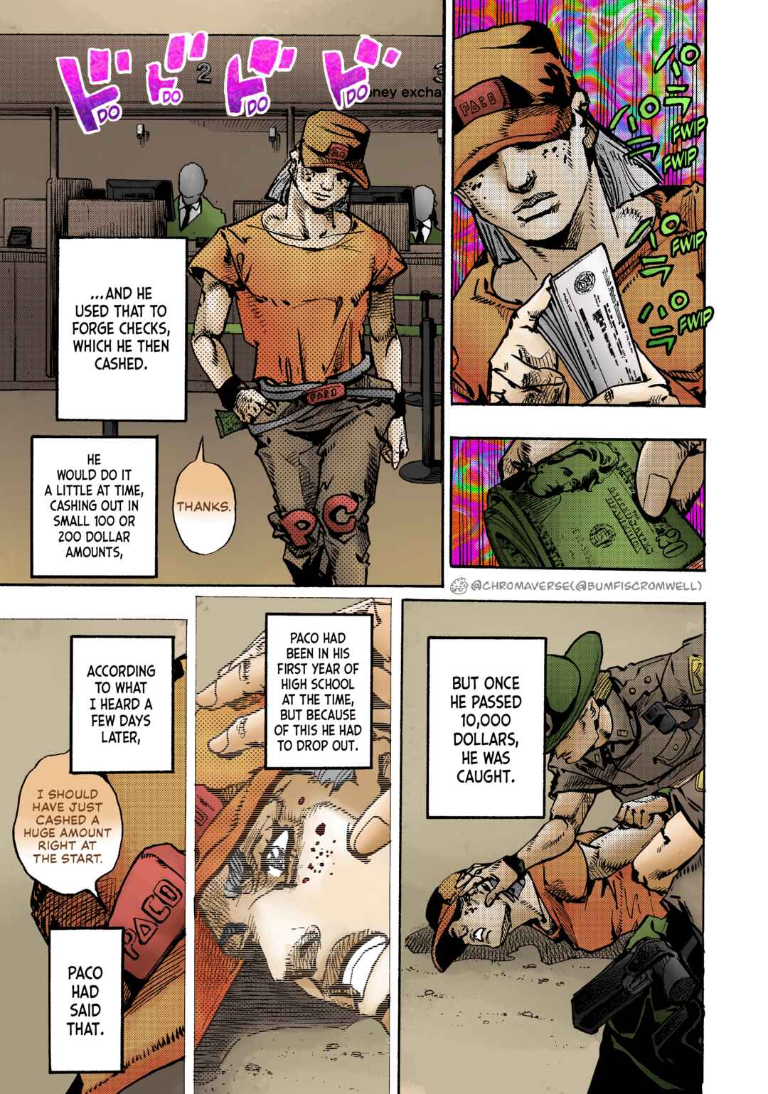 Page 32 Chapter 24 JoJos Bizarre Adventure Part 9 - The JOJOLands (Fan-Colored)