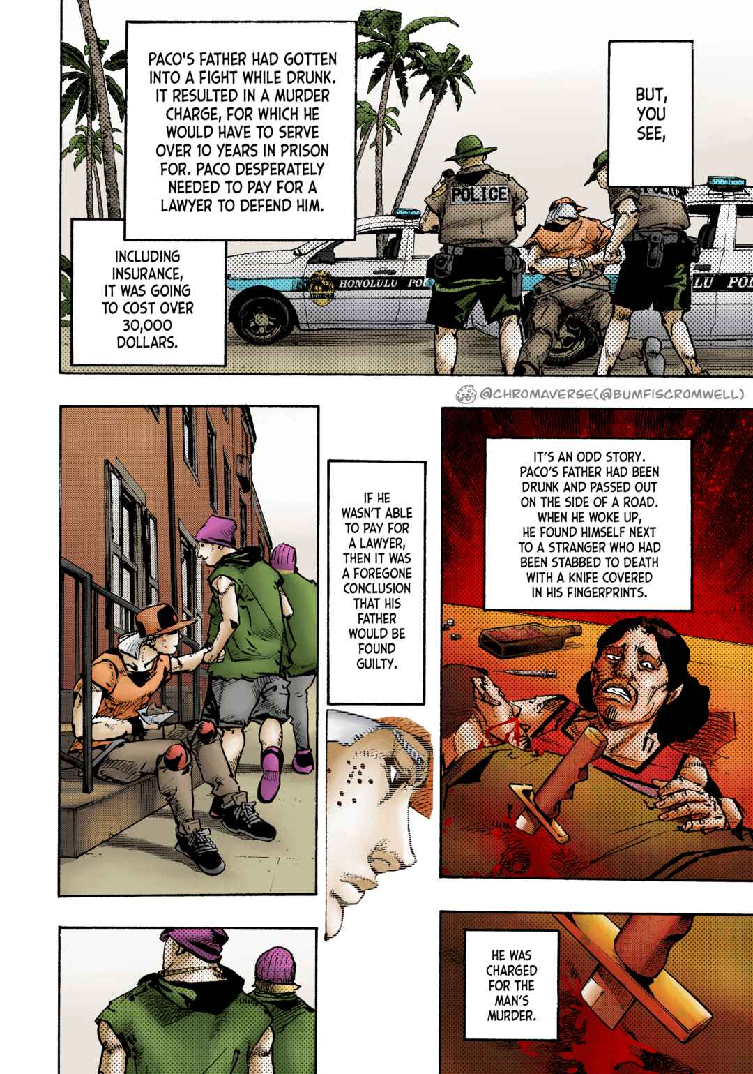 Page 33 Chapter 24 JoJos Bizarre Adventure Part 9 - The JOJOLands (Fan-Colored)