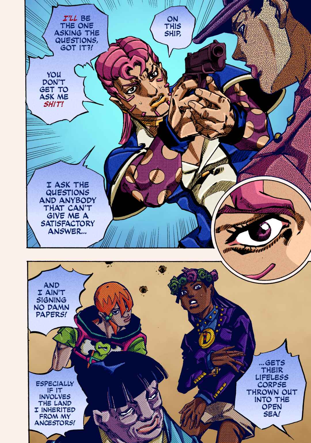 Page 52 Chapter 24 JoJos Bizarre Adventure Part 9 - The JOJOLands (Fan-Colored)