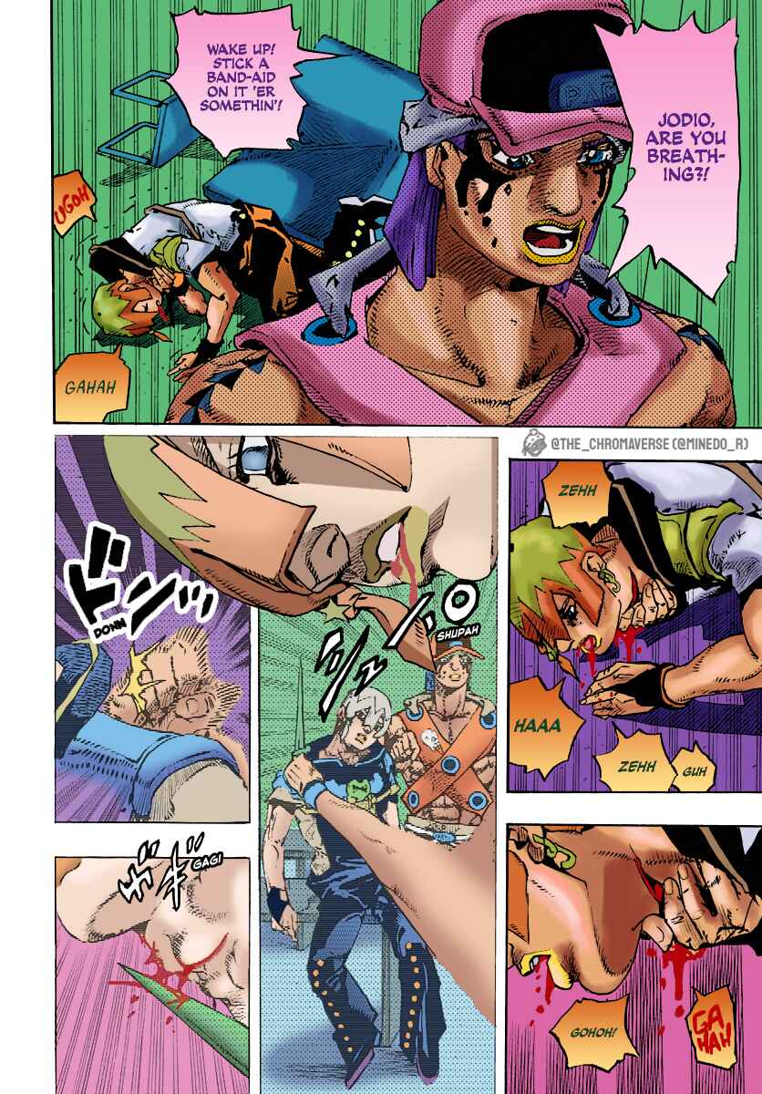 Page 17 Chapter 10 JoJos Bizarre Adventure Part 9 - The JOJOLands (Fan-Colored)