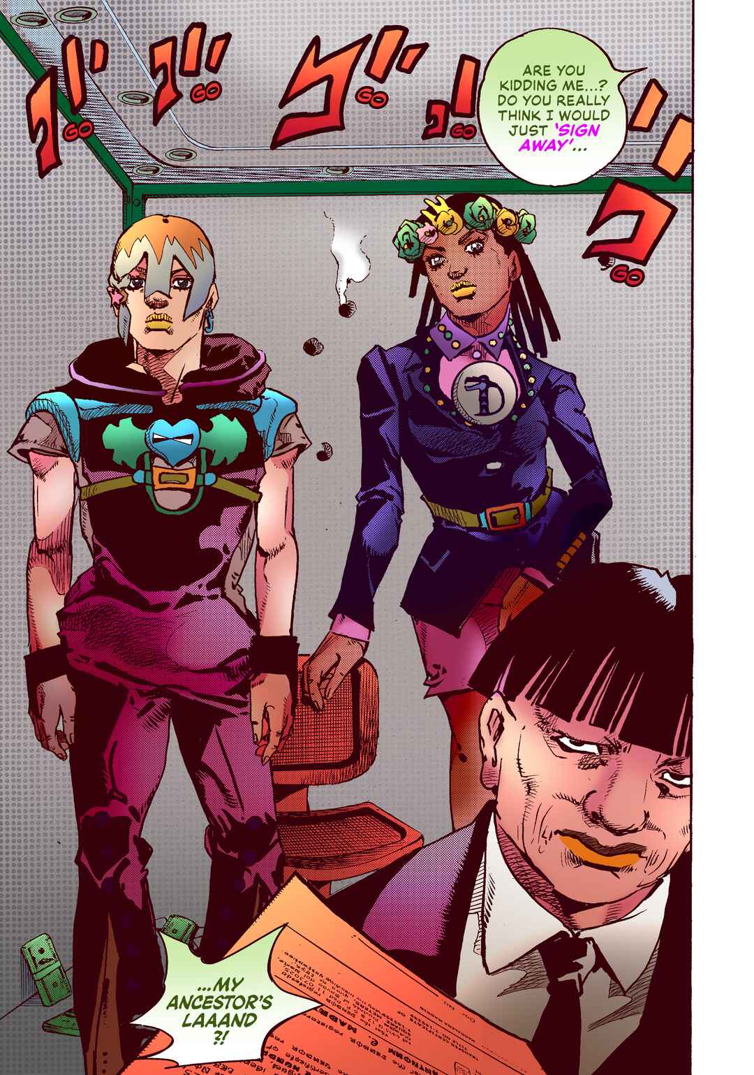Page 16 Chapter 27 JoJos Bizarre Adventure Part 9 - The JOJOLands (Fan-Colored)