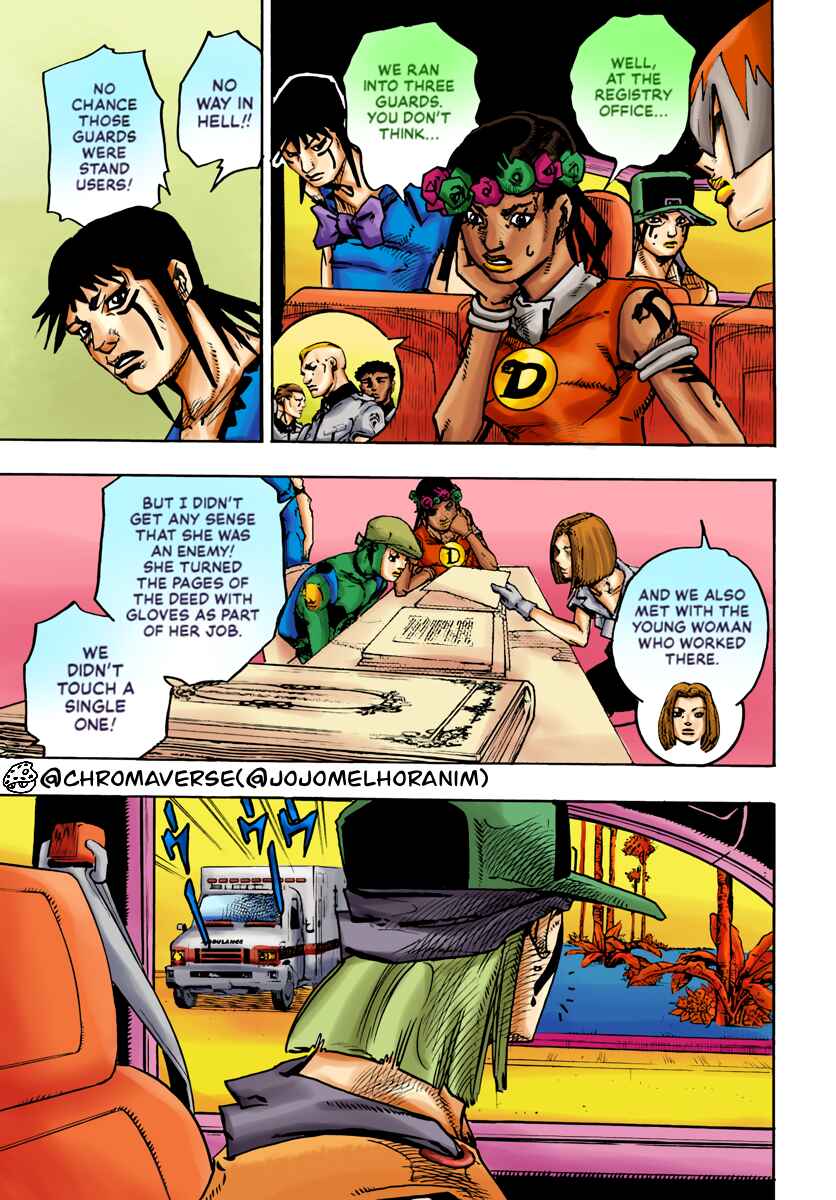 Page 16 Chapter 15 JoJos Bizarre Adventure Part 9 - The JOJOLands (Fan-Colored)