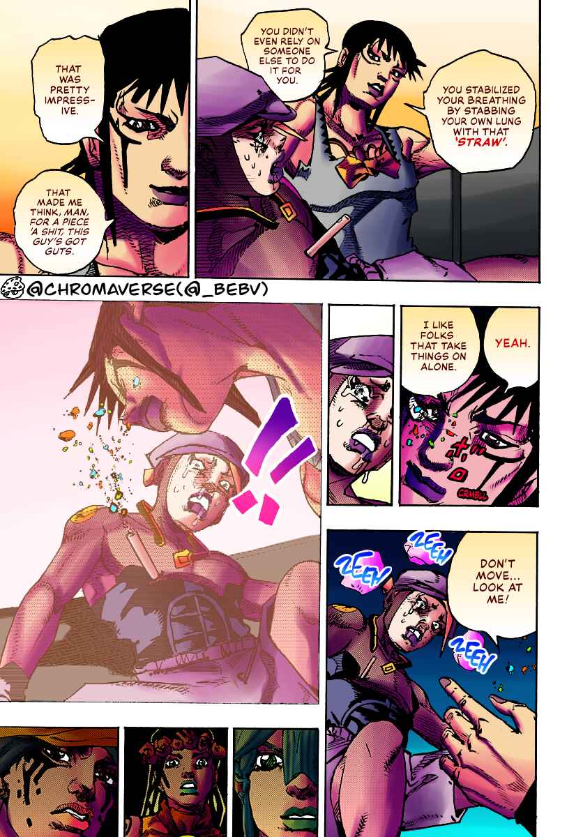 Page 23 Chapter 15 JoJos Bizarre Adventure Part 9 - The JOJOLands (Fan-Colored)