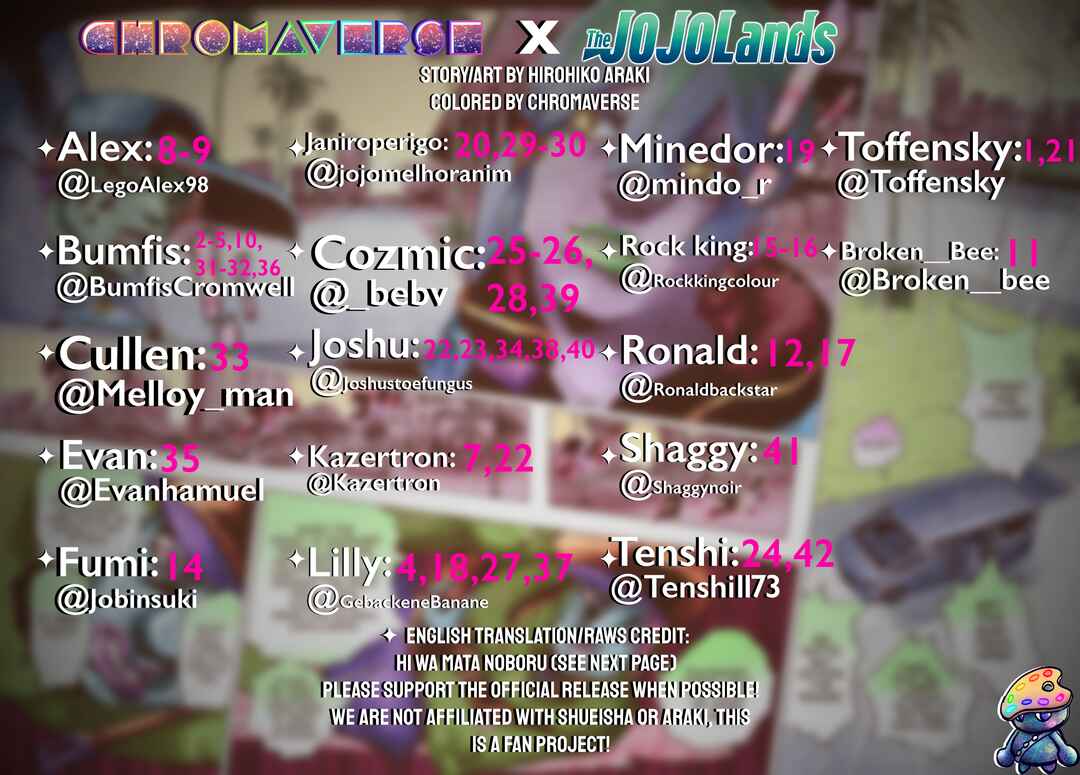 Page 36 Chapter 15 JoJos Bizarre Adventure Part 9 - The JOJOLands (Fan-Colored)