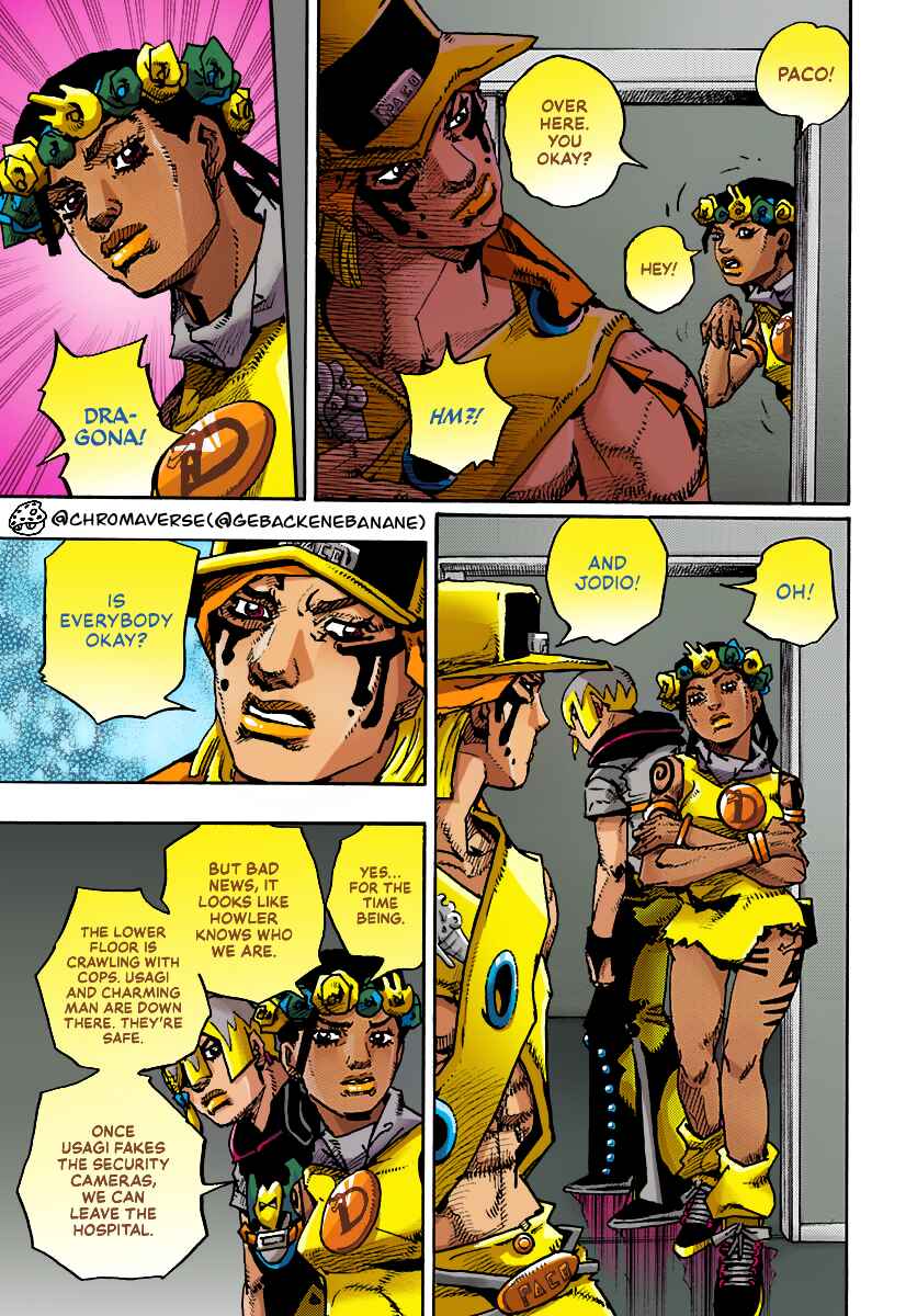 Page 27 Chapter 20 JoJos Bizarre Adventure Part 9 - The JOJOLands (Fan-Colored)