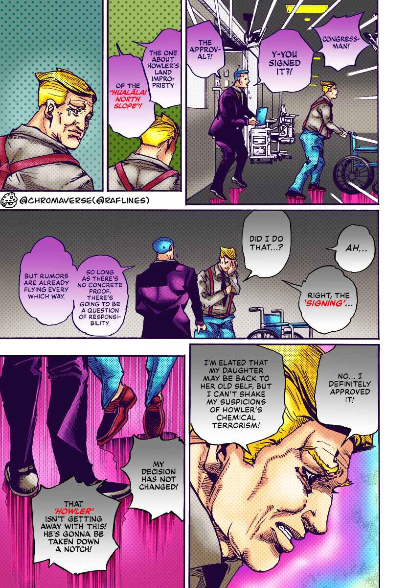Page 33 Chapter 20 JoJos Bizarre Adventure Part 9 - The JOJOLands (Fan-Colored)