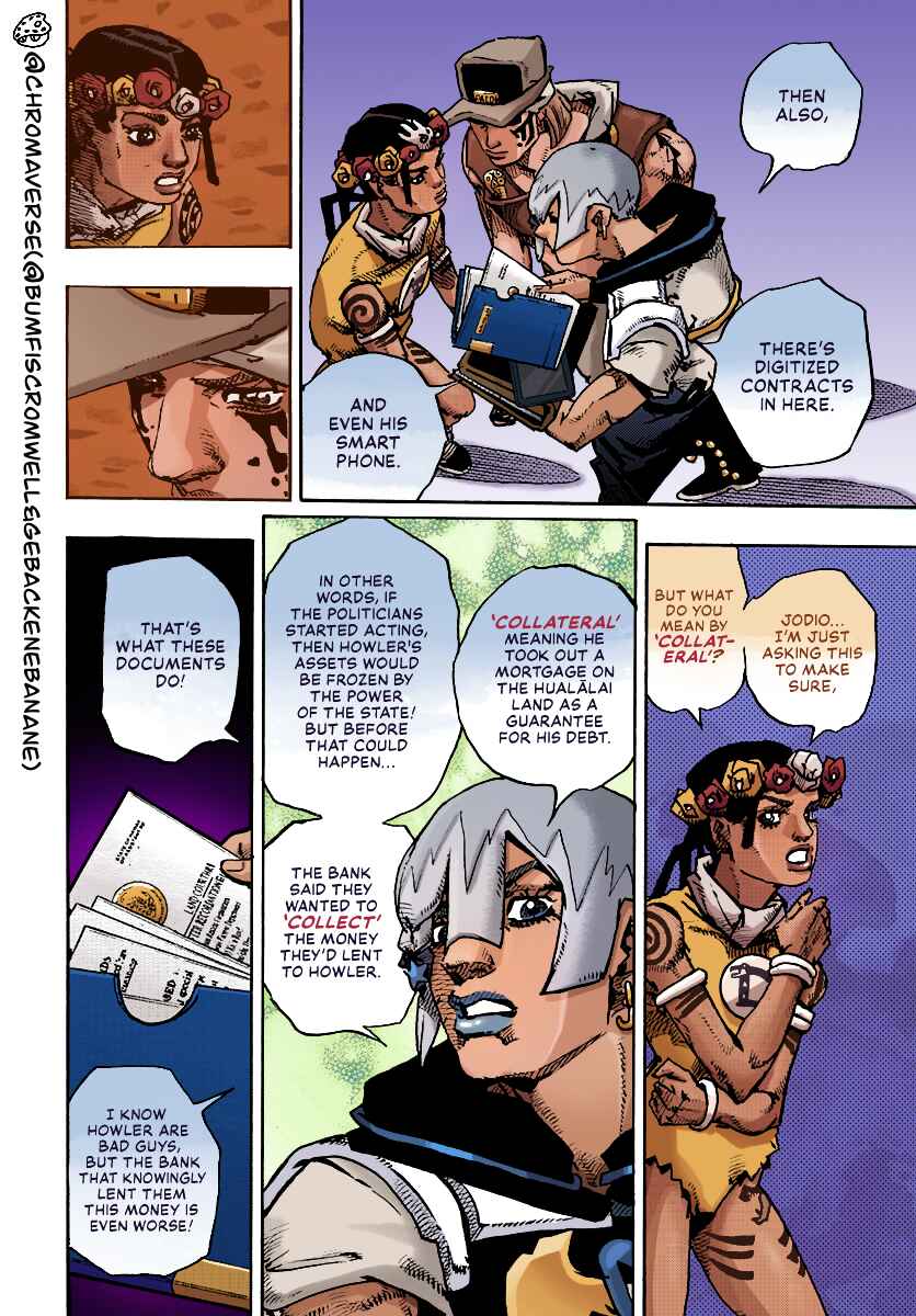 Page 36 Chapter 20 JoJos Bizarre Adventure Part 9 - The JOJOLands (Fan-Colored)