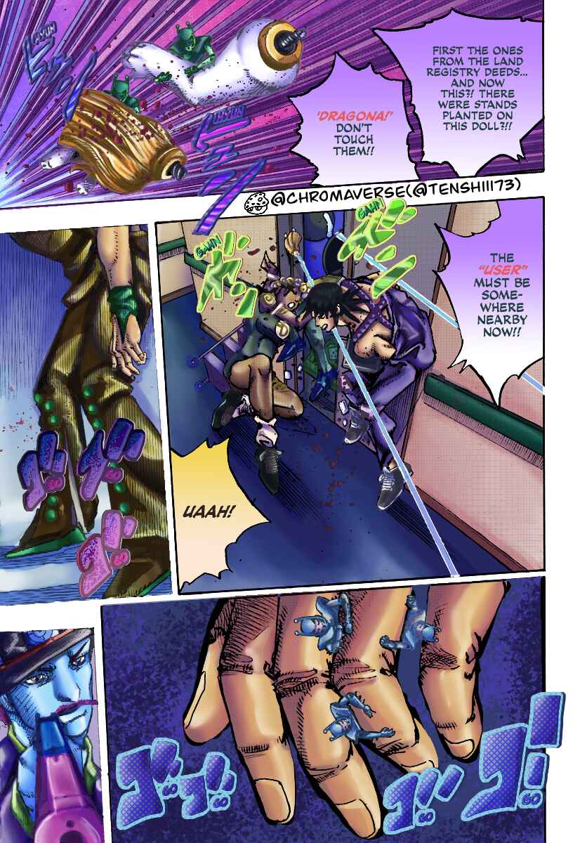 Page 27 Chapter 19 JoJos Bizarre Adventure Part 9 - The JOJOLands (Fan-Colored)