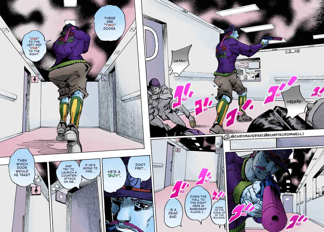 Page 28 Chapter 19 JoJos Bizarre Adventure Part 9 - The JOJOLands (Fan-Colored)
