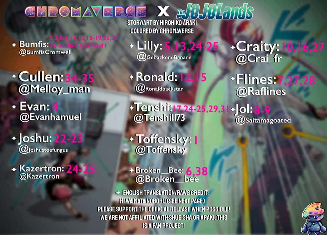 Page 35 Chapter 19 JoJos Bizarre Adventure Part 9 - The JOJOLands (Fan-Colored)