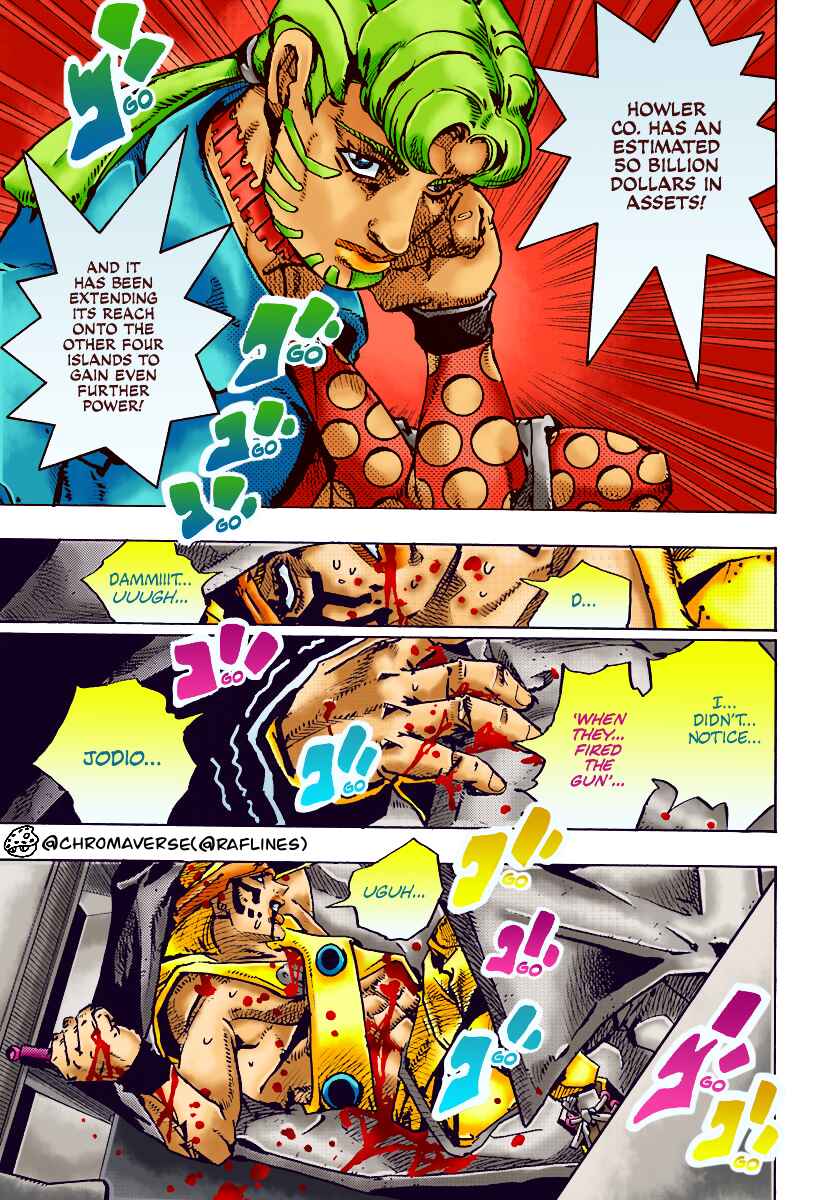 Page 8 Chapter 19 JoJos Bizarre Adventure Part 9 - The JOJOLands (Fan-Colored)