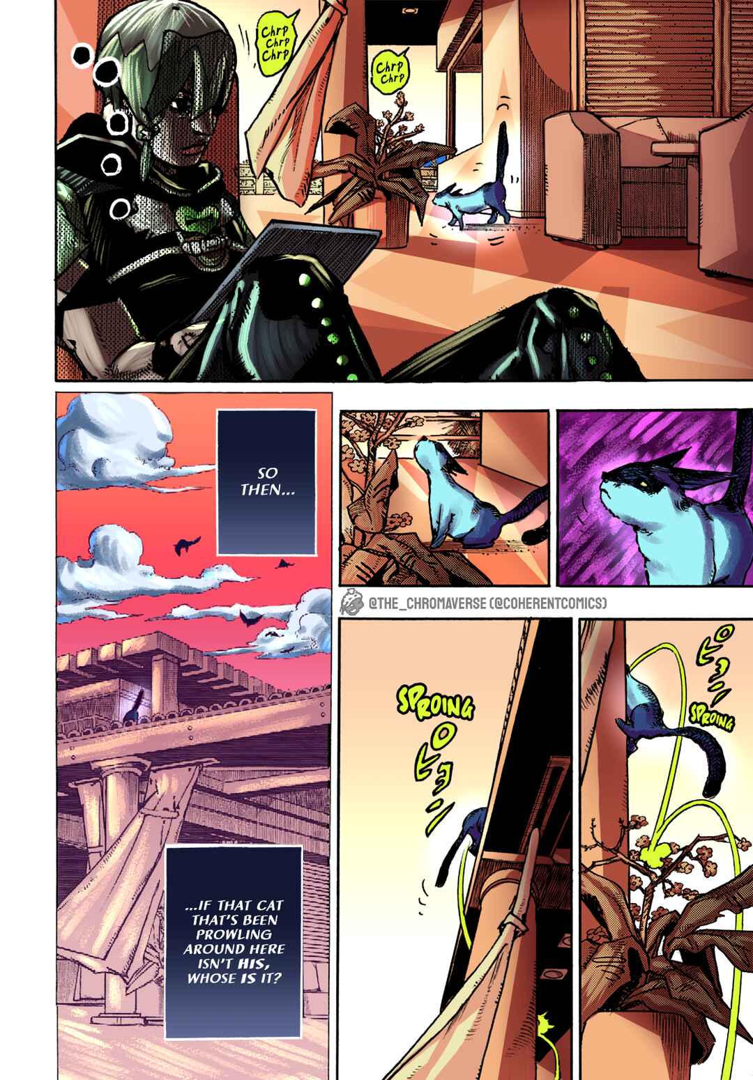 Page 14 Chapter 3 JoJos Bizarre Adventure Part 9 - The JOJOLands (Fan-Colored)