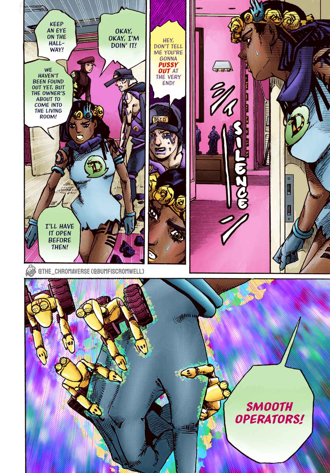 Page 20 Chapter 3 JoJos Bizarre Adventure Part 9 - The JOJOLands (Fan-Colored)