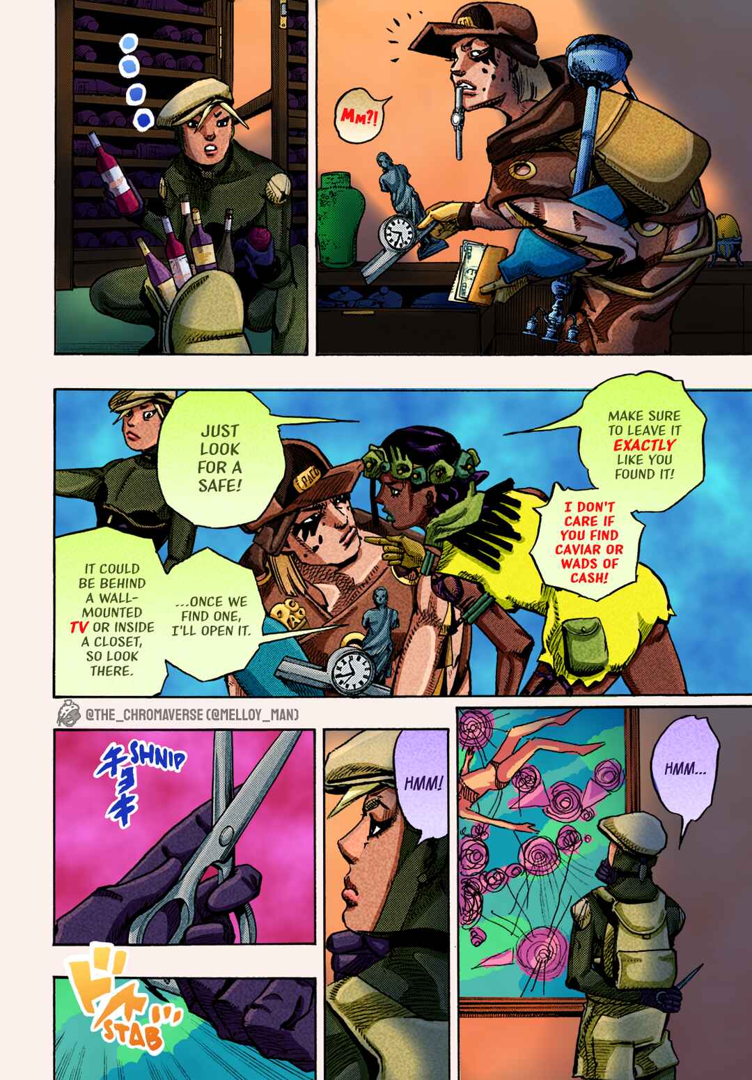 Page 9 Chapter 3 JoJos Bizarre Adventure Part 9 - The JOJOLands (Fan-Colored)