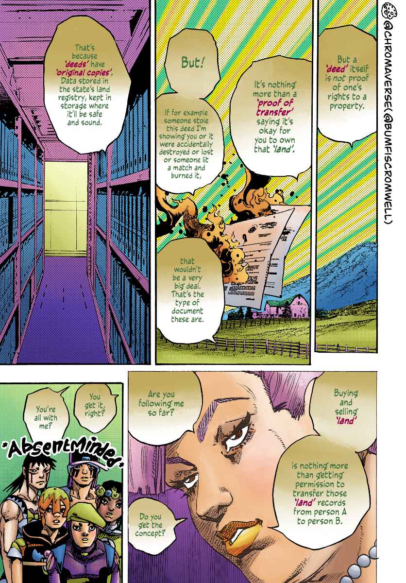 Page 11 Chapter 14 JoJos Bizarre Adventure Part 9 - The JOJOLands (Fan-Colored)