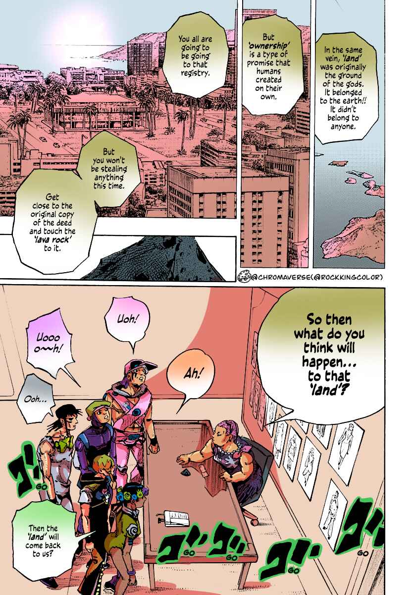 Page 13 Chapter 14 JoJos Bizarre Adventure Part 9 - The JOJOLands (Fan-Colored)