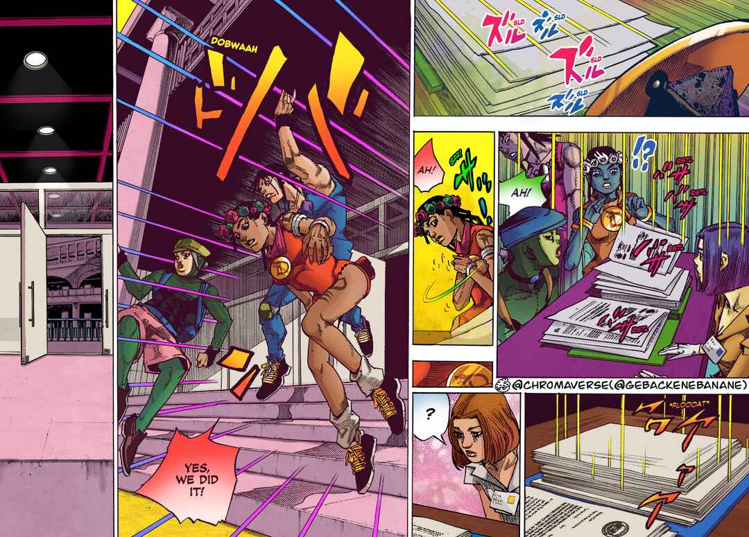 Page 28 Chapter 14 JoJos Bizarre Adventure Part 9 - The JOJOLands (Fan-Colored)