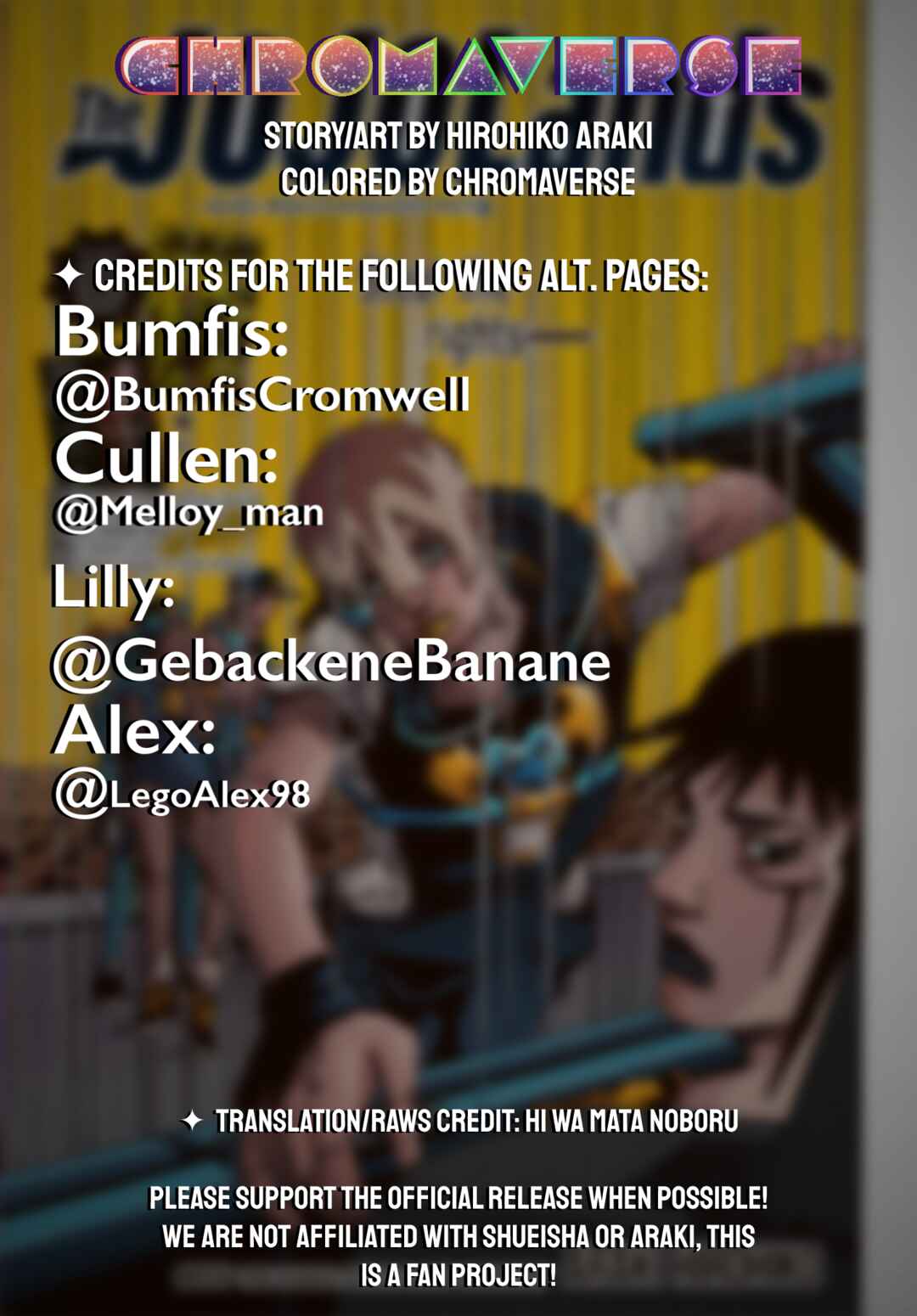 Page 38 Chapter 14 JoJos Bizarre Adventure Part 9 - The JOJOLands (Fan-Colored)