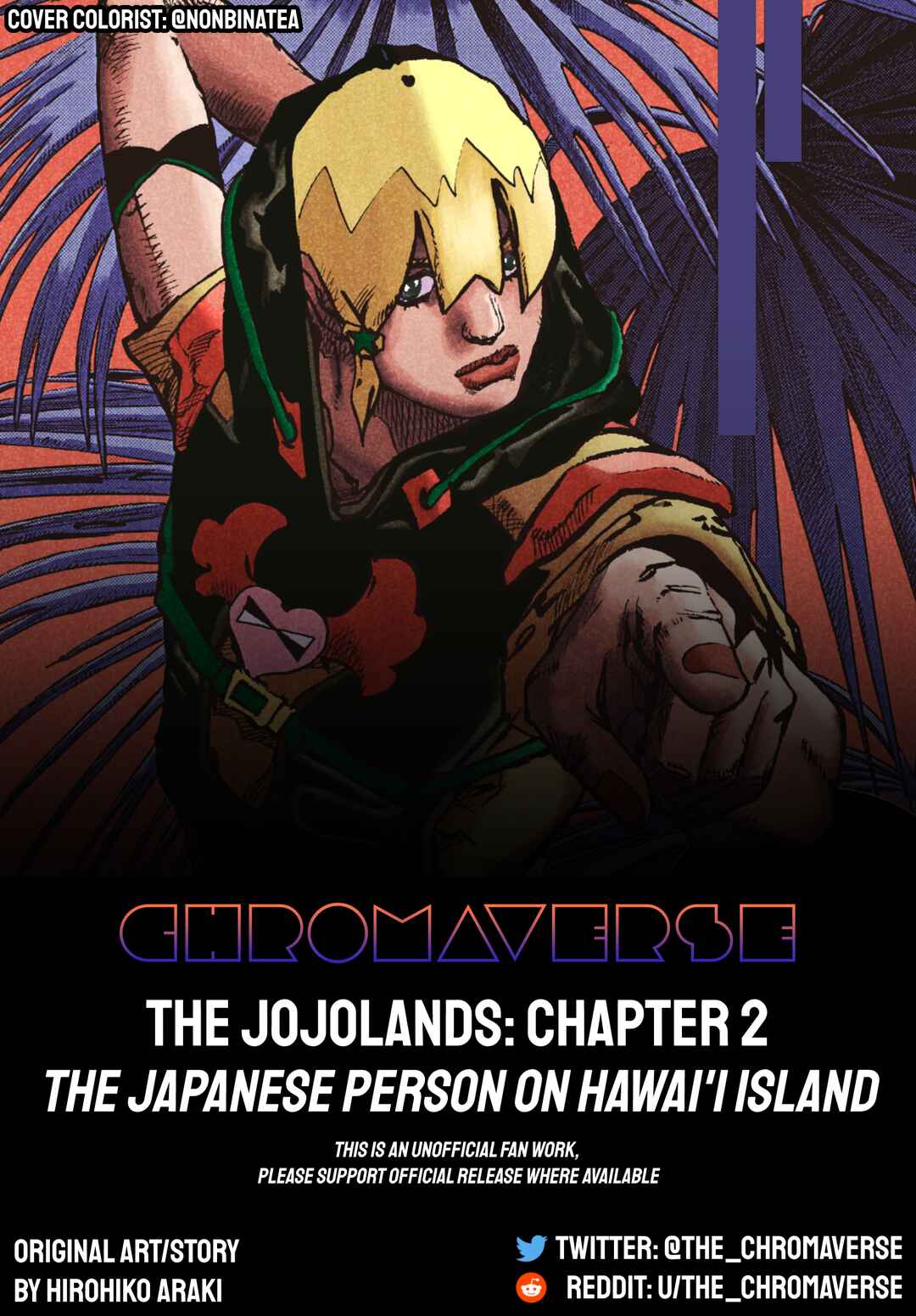 Page 1 Chapter 2 JoJos Bizarre Adventure Part 9 - The JOJOLands (Fan-Colored)