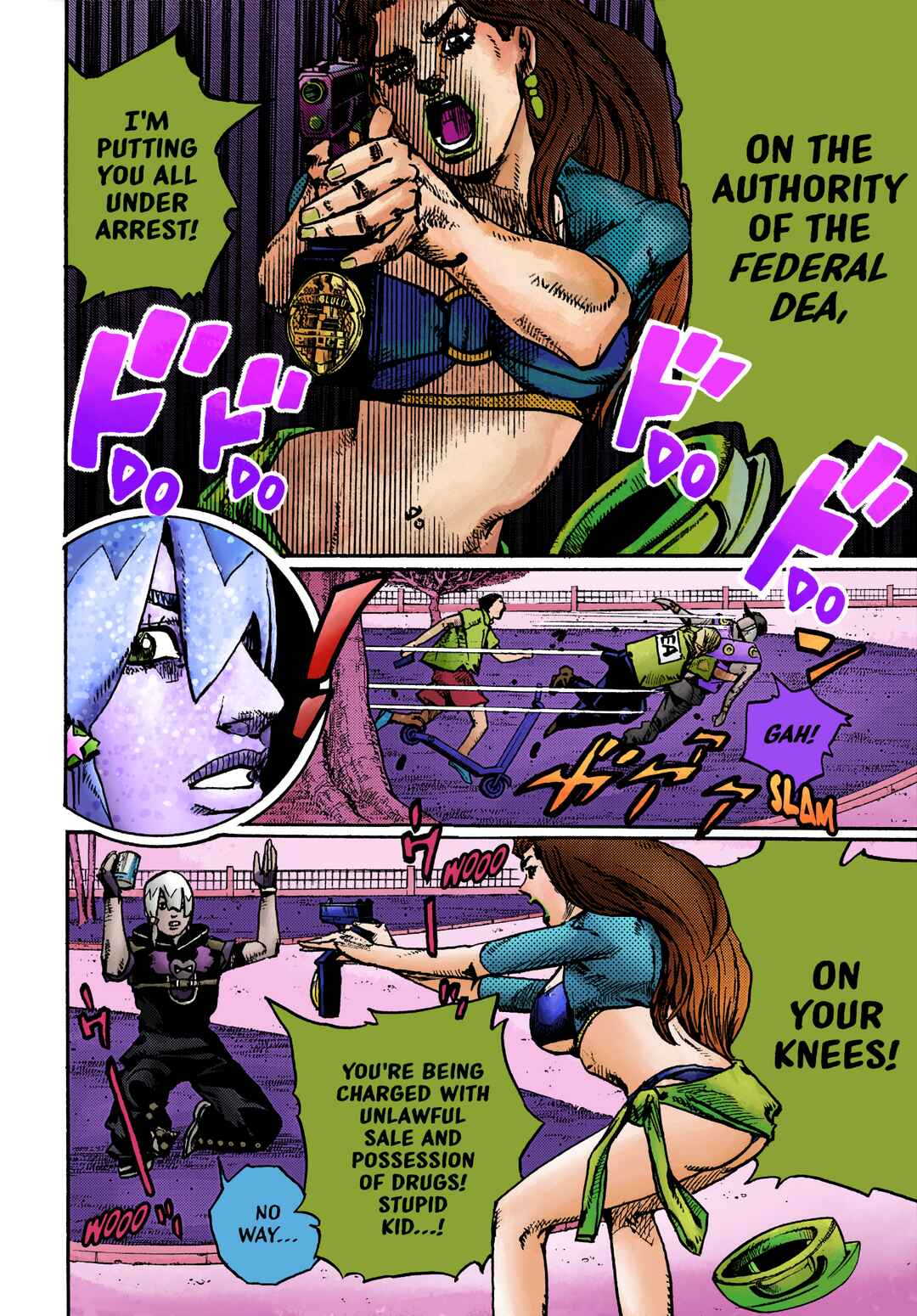 Page 12 Chapter 2 JoJos Bizarre Adventure Part 9 - The JOJOLands (Fan-Colored)